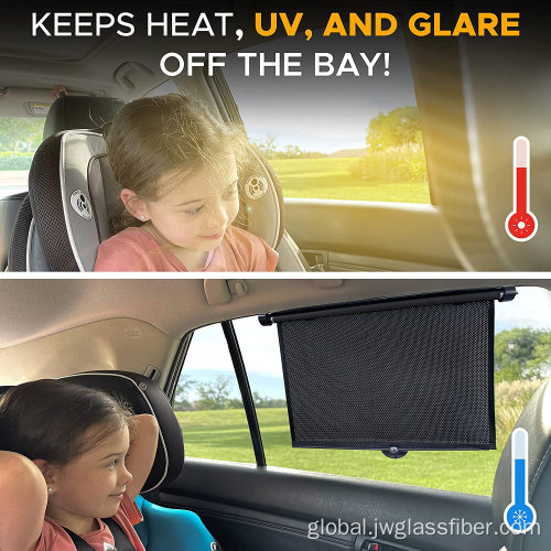 Solar Screen Mesh UV Sun Glare Protection Baby Car Window Shades Manufactory